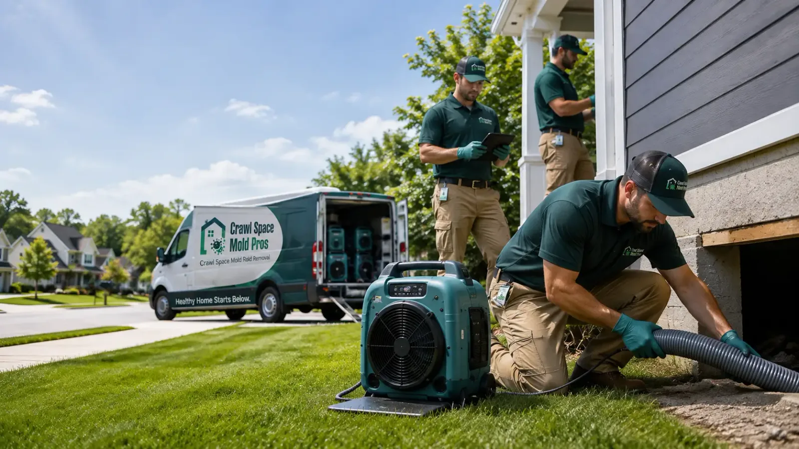 Crawl Space Mold Removal in Williams Bay, WI